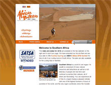 Tablet Screenshot of africanbikers.com